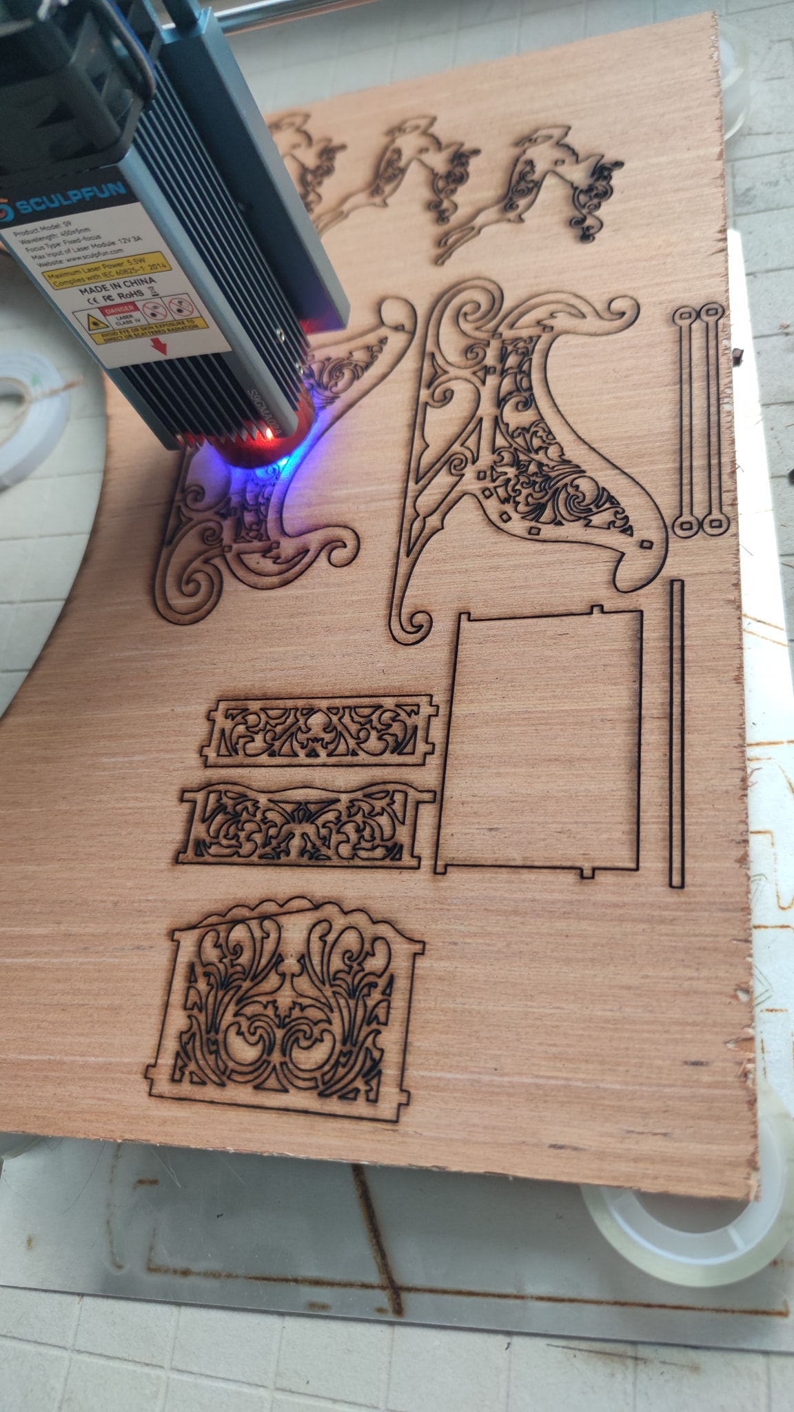 Corte y Grabado Láser en Madera